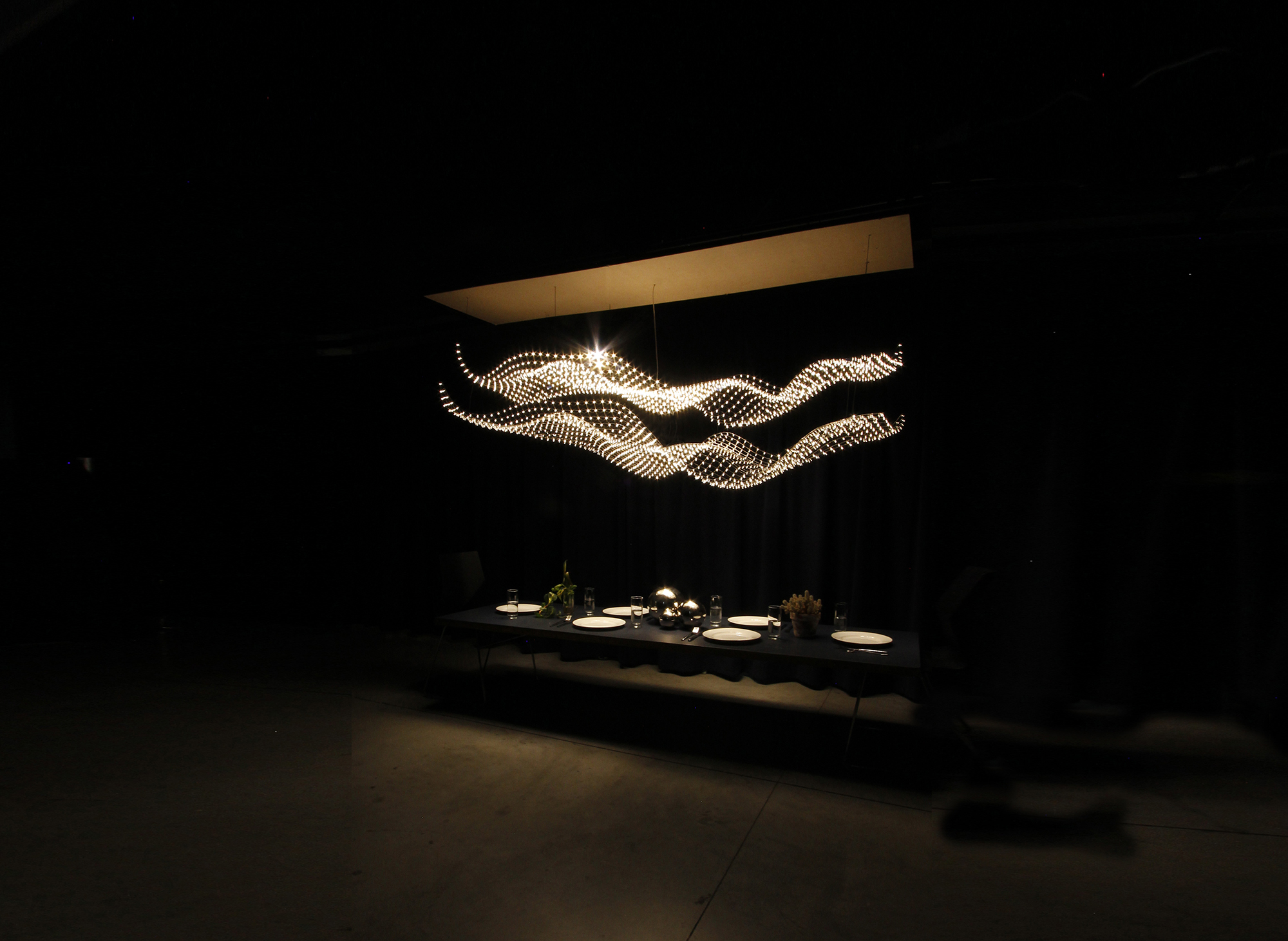 Stacked Flying Carpet, dimensions 35in x 89in x 24in