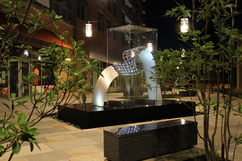 Full-Twist Sculpture at Del Ray Ave