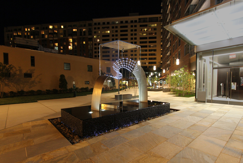 Half-Twist Sculpture at Auburn and Rugby Ave